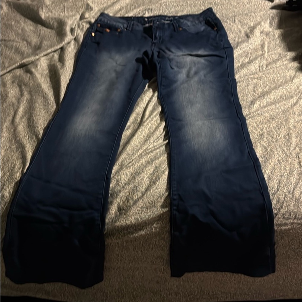 Celebrity Pink Dark Blue Flare Jeans
